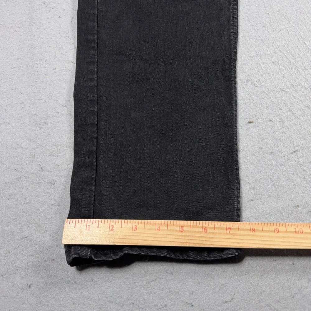 Levi's 505‎ Jeans Men 40x30 Black Charcoal Wash Straight Leg Denim Casual
